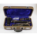 A Selmer student's clarinet, cased