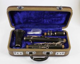 A Selmer student's clarinet, cased