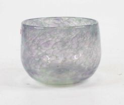 A 20th century Studio glass bowl, signed J le G & NS, dia. 10.5cm