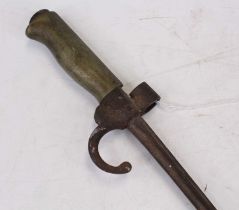 A French model 1886 Lebel bayonet, 63cm