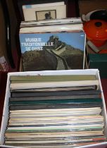 Two boxes of LPs, mainly classical