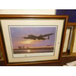 Simon A. Smith - Dambusters outward bound, limited edition print, numbered 103/650, signed by the