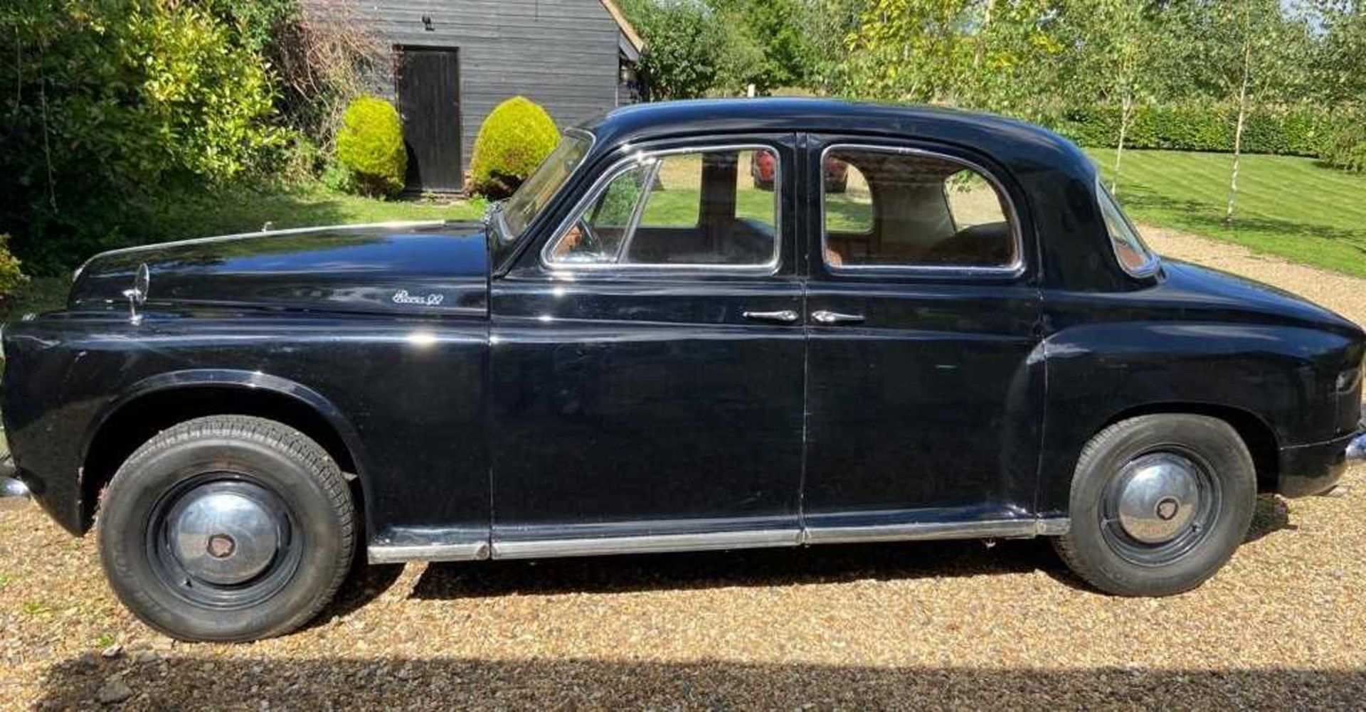 A 1956 Rover 90 four-door saloon in black. Registration No. WYD 541 Odometer 92914 2638cc Chassis - Bild 3 aus 19