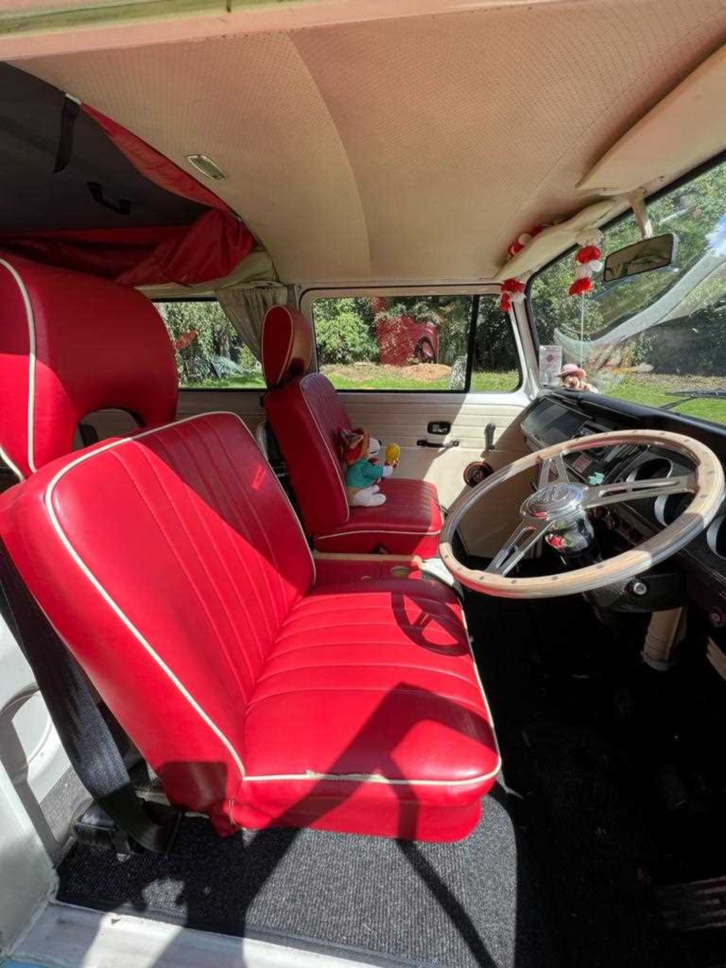 A 1972 VW Type 2 Westfalia Crossover camper van together with a 1971 Eriba Familia Caravan, both - Bild 50 aus 64