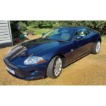 A 2007 Jaguar XK 4.2 V8 automatic in blue. Registration No. T1XKJ Odometer 75173 4196cc Chassis