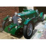 A 1934 MG PA (Q-Type evocation) Reg No. BLC 745 Chassis No. PA1366 Engine No. 1633AP. Green.