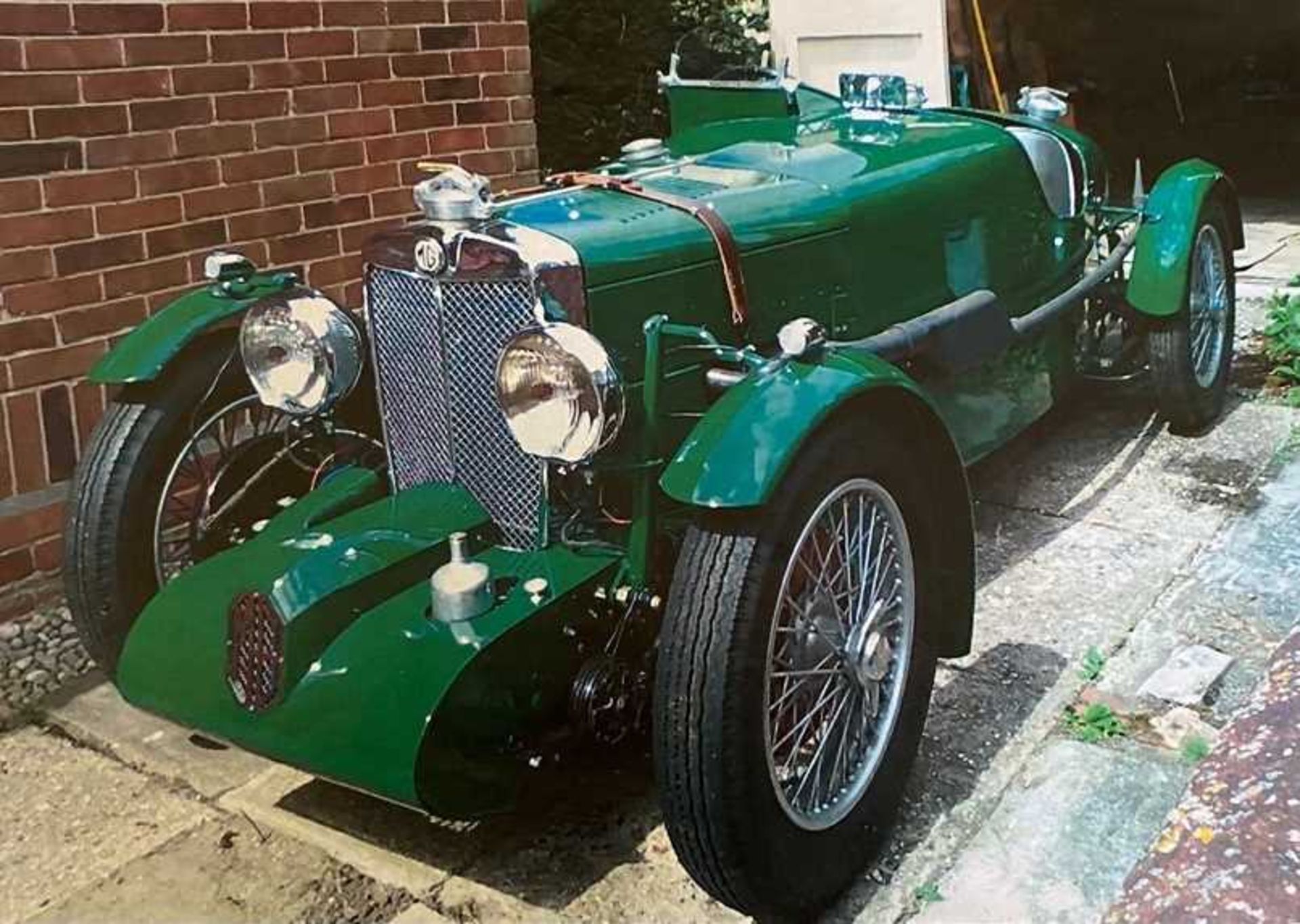 A 1934 MG PA (Q-Type evocation) Reg No. BLC 745 Chassis No. PA1366 Engine No. 1633AP. Green.