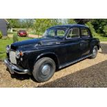 A 1956 Rover 90 four-door saloon in black. Registration No. WYD 541 Odometer 92914 2638cc Chassis