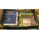 A tray of motoring interest books