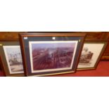 Assorted railway prints, to include Malcolm Root (b.1950) - On trial, signed and numbered in