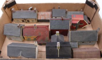 A quantity of 00 gauge Lineside plastic and resin buildings to include Hornby Hobbies Four resin