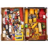 Two trays of mixed loose diecast to include Britains Majorette, Matchbox Superkings and others,