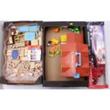 A quantity of children's toys & collectables to include Fisher Price, Newray boxed Long Haul truck &