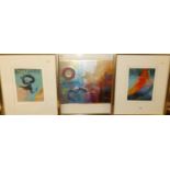 Contemporary school - artist proof print, 43 x 57cm; together with two others (3)