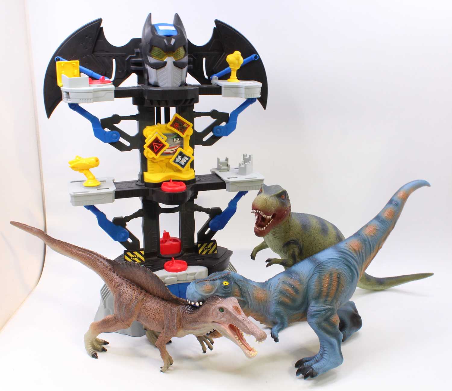 A collection of toys to inlcude plastic vinyl dinosaurs, Laser X, laser tag gift sets, a Robo - Image 2 of 3