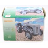 A Universal Hobbies 1/16 scale diecast model of a Massey Ferguson TE20 Little Grey Tractor