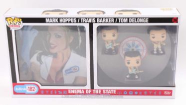 A Funko Pop Albums No. 36 Blink 182 Enema of the State, 3-piece action figure set, housed in the