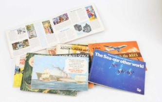 A box of collectors cards, to include Brooke Bond The Sea, Inventors and Inventions, Travel