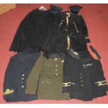 A collection of mixed service uniforms