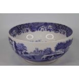 A Spode Italian pattern bowl, 27cm dia.