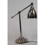 A 20th century metal anglepoise desk lamp