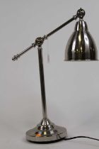 A 20th century metal anglepoise desk lamp