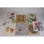 A collection of Japanese paintings