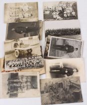 A small collection of assorted WWI military period postcards mainly being French examples,