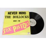 The Sex Pistols; Never Mind the Bollocks Here's the Sex Pistols, LP, Virgin Records 1977 Poor