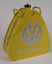 A reproduction Volkswagen advertising fuel can, h.34cm