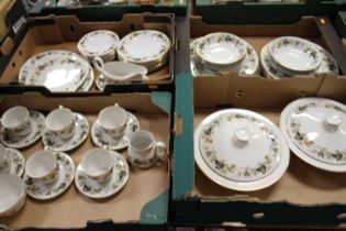 An extensive Royal Doulton dinner service in the Larchmont pattern, TC1019, (4 boxes)