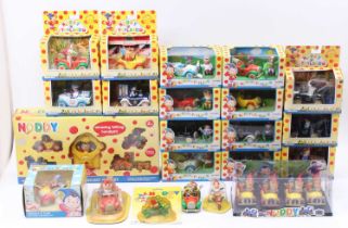 A large collection of Noddy related diecasts, with examples including a Corgi Toys No. TY88512