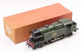 1935-41 E220 Hornby 0-gauge 20v AC electric 4-4-2 Special tank loco, ‘Southern 2091.’ Green lined