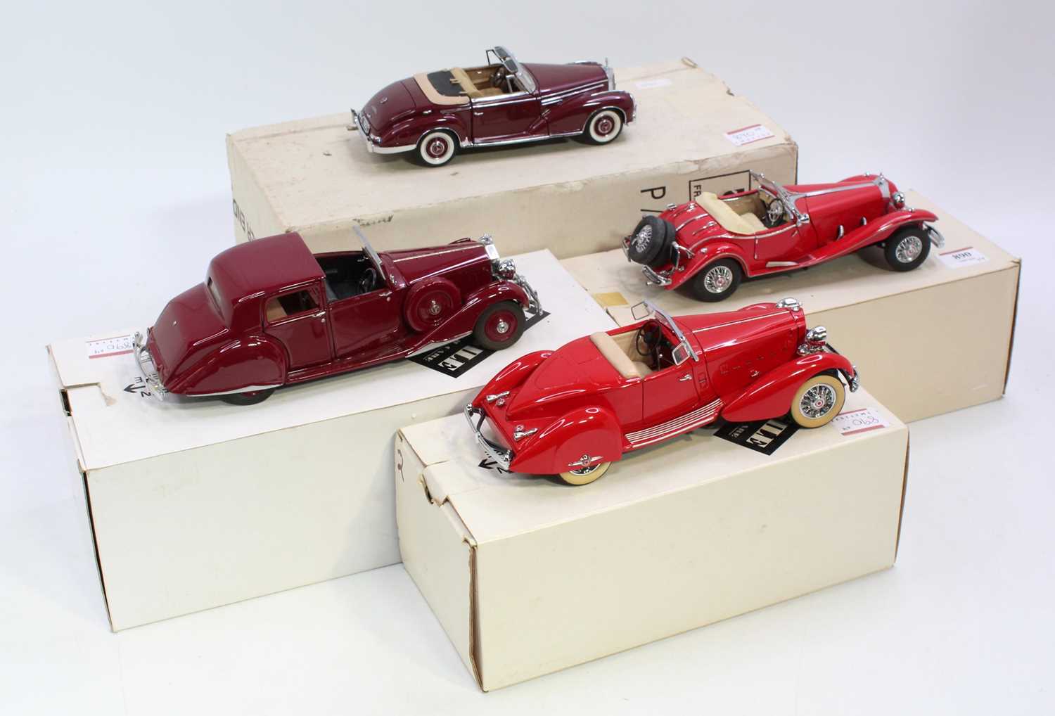 Four various boxed Franklin Mint and Danbury Mint 1/24 scale diecast vehicles to include a 1957 - Image 2 of 2