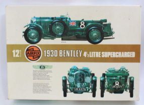 An Airfix Connoisseurs Series 1/12 scale plastic kit for a 1930 Bentley 4.5 litre Supercharged,