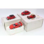 A collection of four various boxed Franklin Mint 1/24 scale diecast vehicles to include a 1967