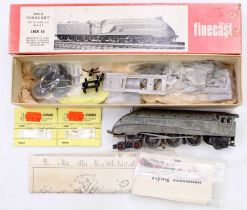 Wills ‘Finecast’ 00-gauge kit for LNER A4 class loco & tender designed to take Finecast or Triang A3