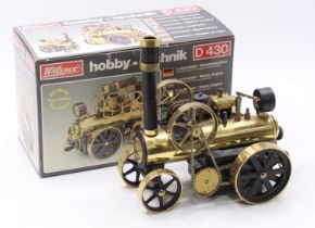 Wilesco D430 Locomobile Steam Engine, of usual specification, with burner, used condition in the