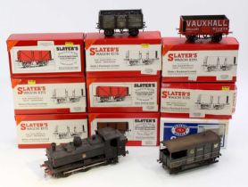 0-gauge wagon kits – assembled and to be assembled, all Slater’s except where stated: Assembled:-