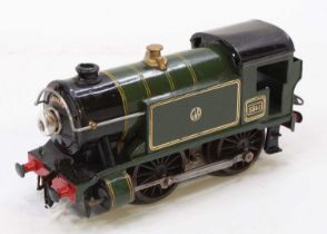 1936-41 E120 Hornby 20v AC electric 0-4-0 Special tank loco green, GWR No.5500 on plate, ‘GWR’