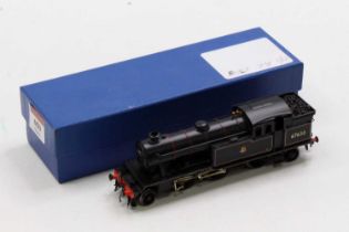 Kit Built 00 Gauge model of a V1/3 2-6-2T locomotive, in early Lined BR Black, Portescap Motor,