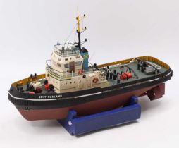 A very well-made kit build model of a UREKA XIII Radio Controlled Tug, titled Smit Rusland, still