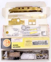 Two kits: GEM 00-gauge loco kit for Glen class 4-4-0 LNER D34 loco. Various hand-written notes on