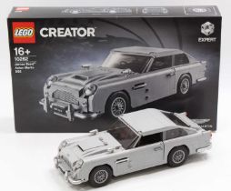 Lego Creator Expert No. 10262 James Bond 007 Aston Martin, a built example complete with the