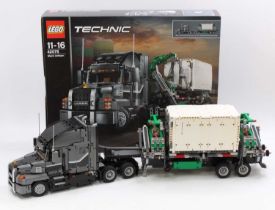 Lego Technic No. 42078 Mack Anthem Articulated Truck & Trailer with Container Load, a built