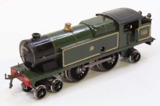 1936-41 Hornby 4-4-2 No.2 Special tank loco clockwork, GWR No.2221, number on plate, monogram on