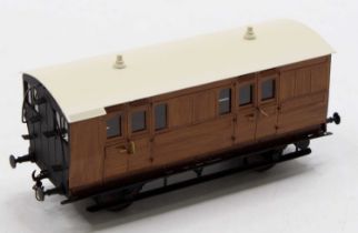 D&S Models Kit by Lawrence Scale Models, 00 Gauge kit built model of a GER 4 Wheel Brake 3rd,