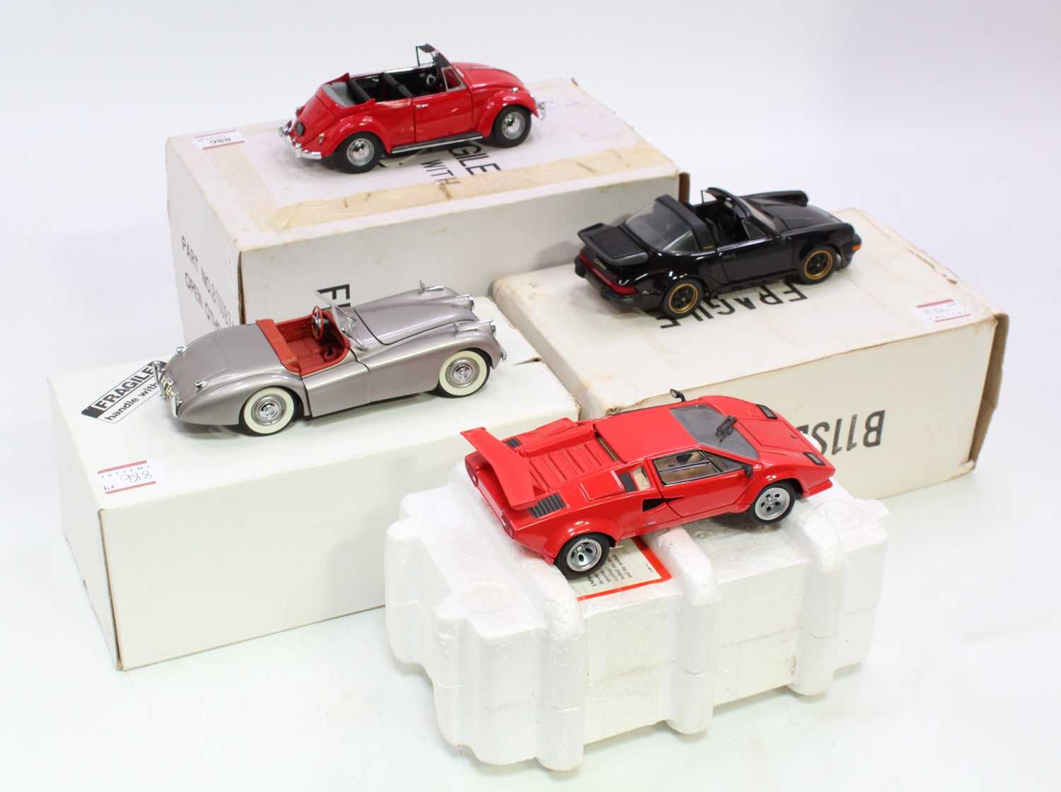 A collection of four various boxed Franklin Mint and Danbury Mint 1/24 scale diecast vehicles - Image 2 of 2
