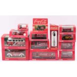 Oxford Diecast 1/24th and 1/76th scale boxed Coca-Cola collection, with examples including a