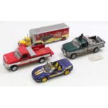 A collection of four various mixed scale Franklin Mint diecast vehicles to include an Indianapolis